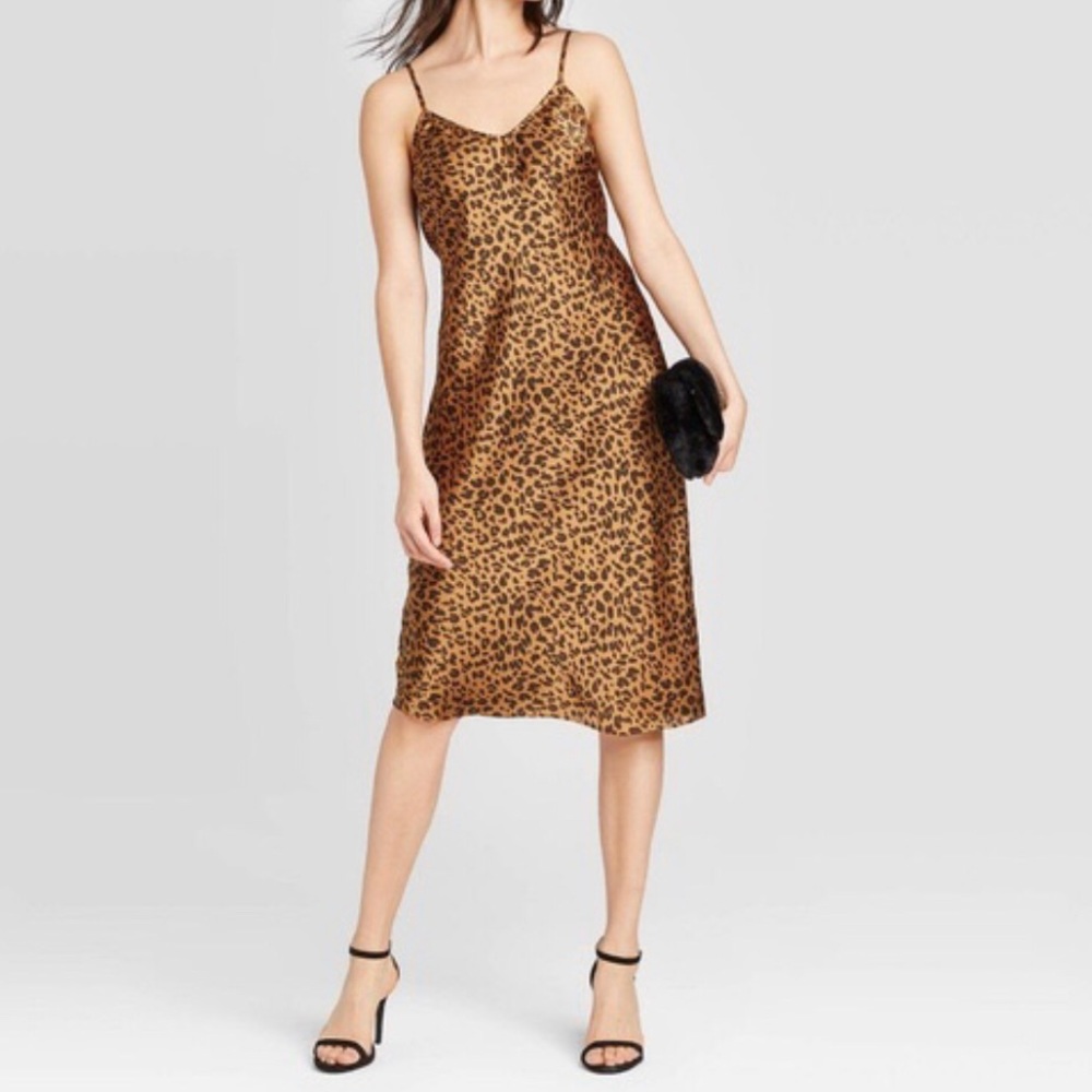 COPY - Slip dress cheetah